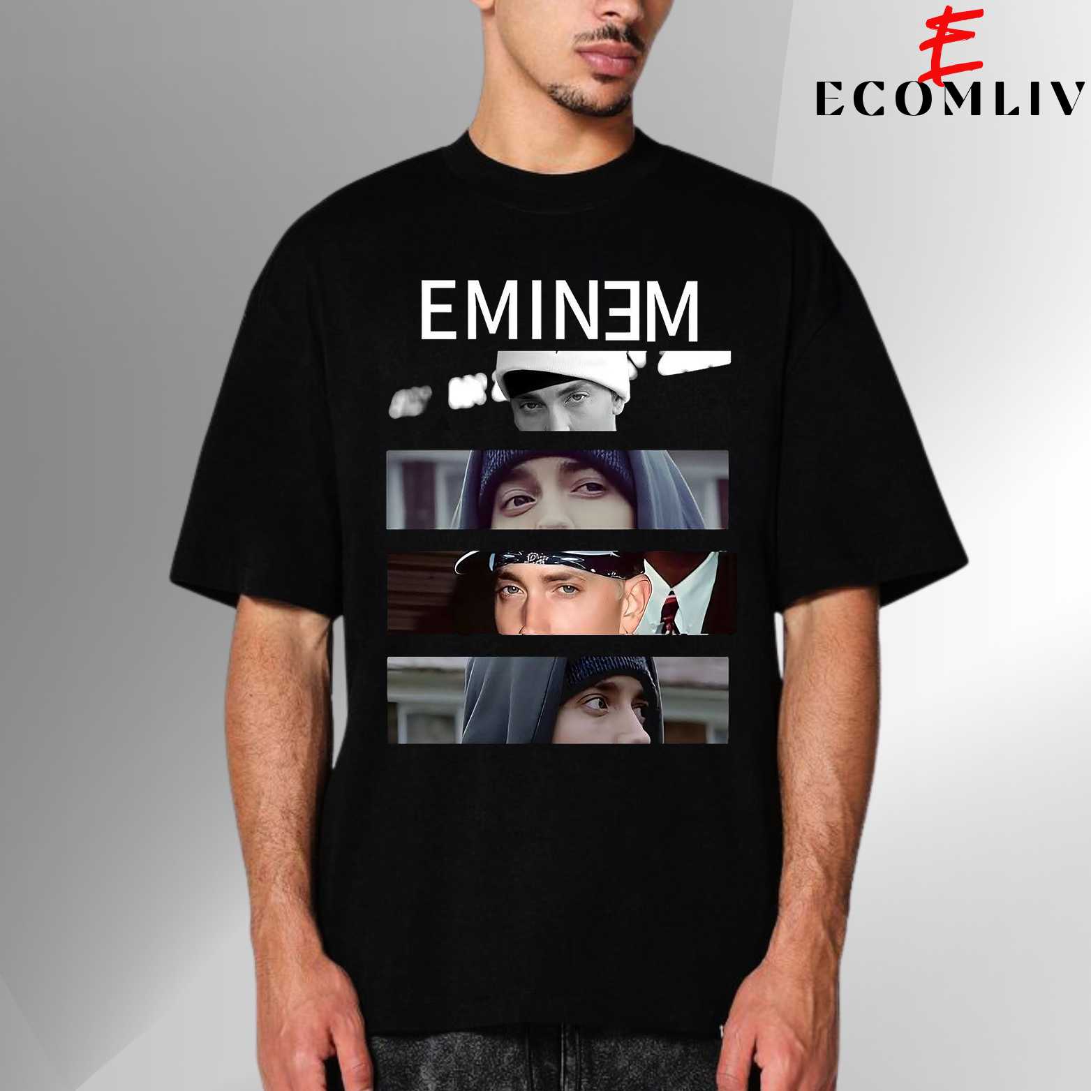 Eminem Eyes T Shirt, Unisex Rap Tee, Hip Hop Graphic Streetwear